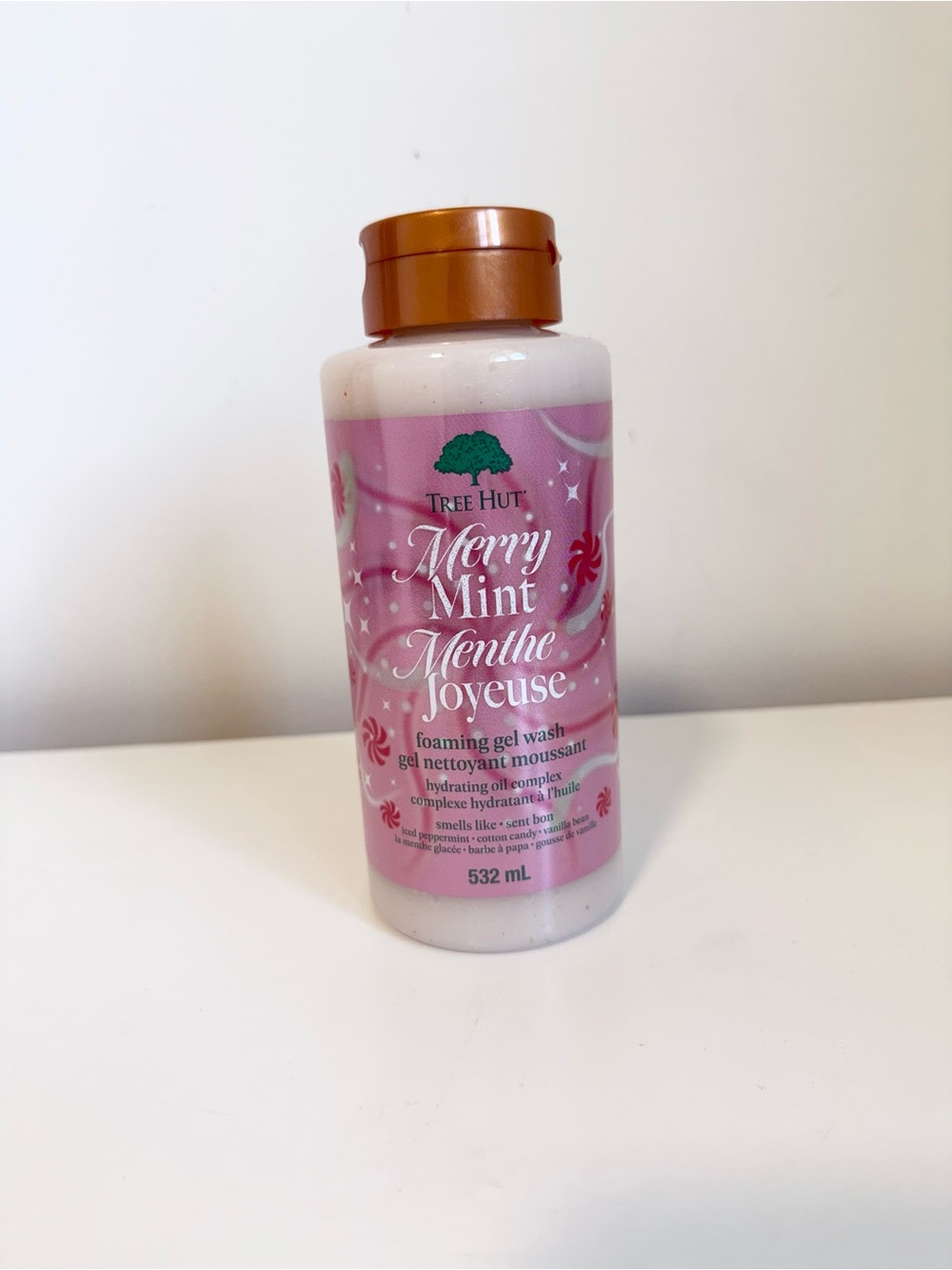 Tree Hut Merry Mint Foaming Gel Wash - Pink